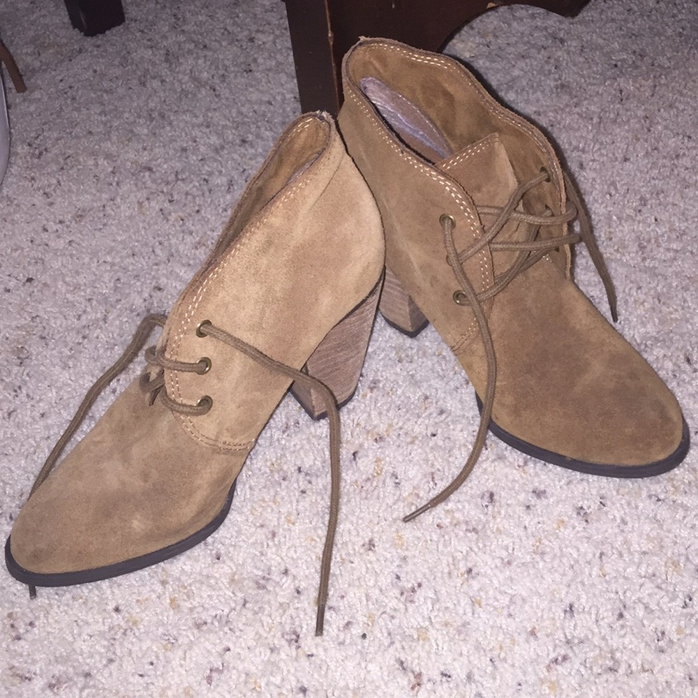 Brown booties